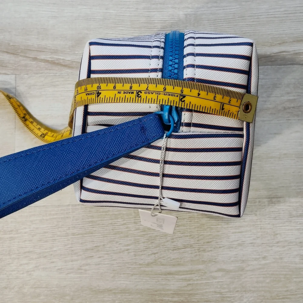 Striped Sardine Print Pouch